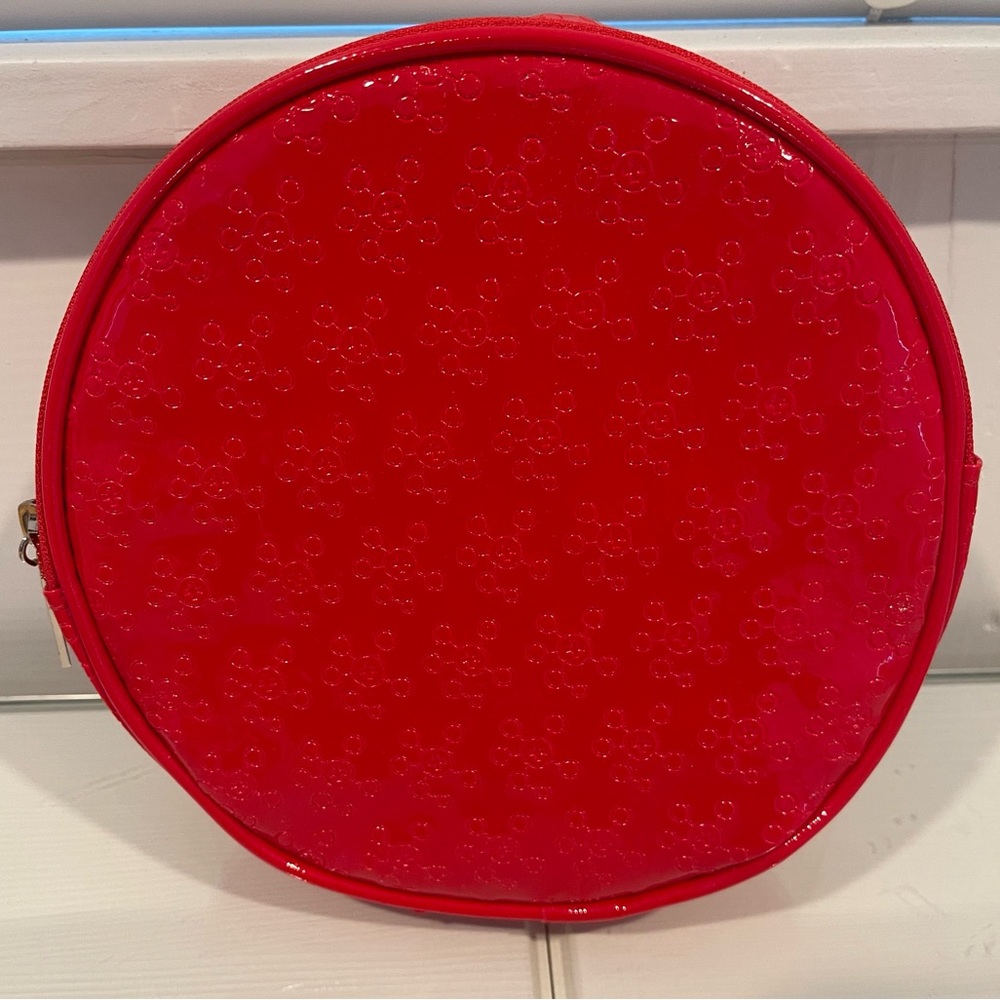 Round half zip empty Cosmetic Bag
